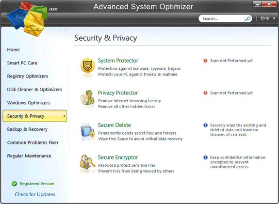 Software Utilities, System Stability Software Screenshot