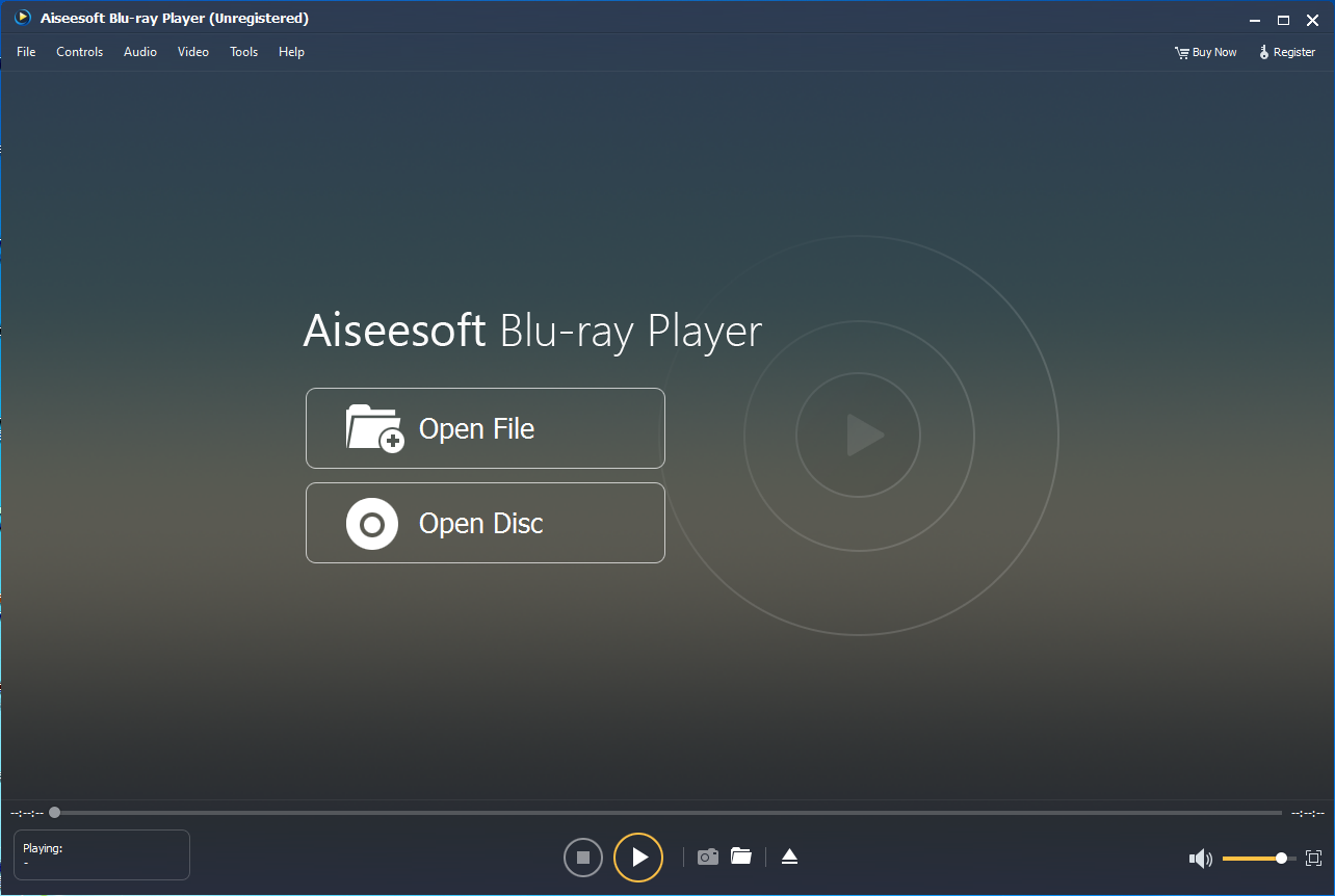 Aiseesoft Blu-ray Player, Video Software Screenshot