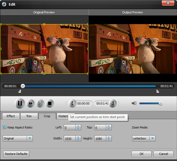 Aiseesoft Blu-ray to MP4 Ripper, Video Converter Software Screenshot