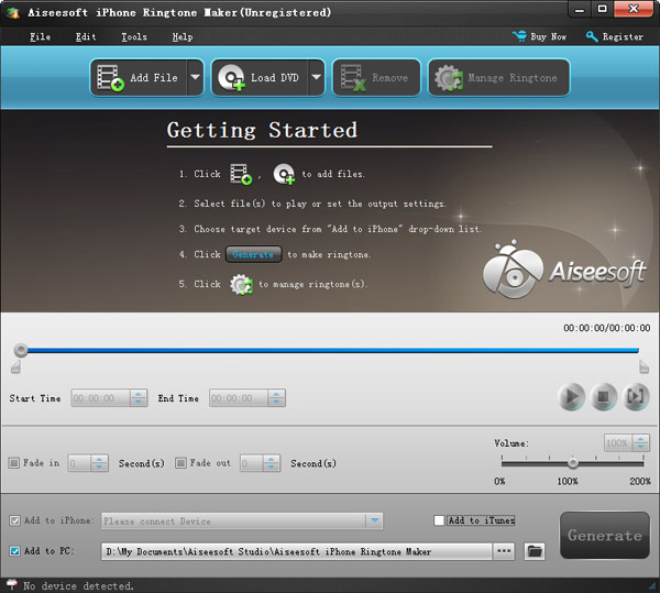 Aiseesoft Iphone Ringtone Maker Ringtone Maker Software 40