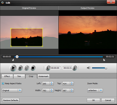 Video Converter Software, Aiseesoft WTV Converter Screenshot