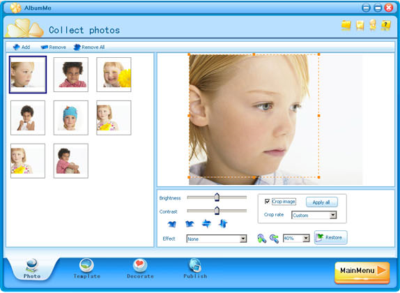 Slideshow Software Screenshot