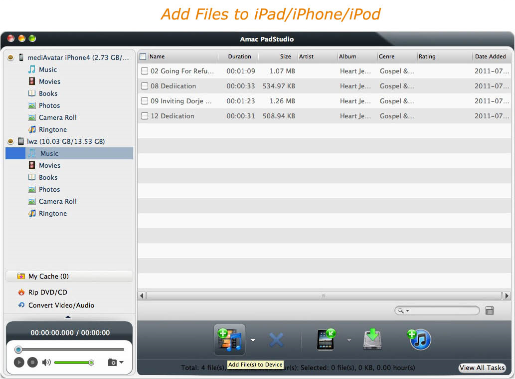 Amac PadStudio, Video Converter Software Screenshot