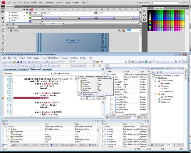 Amethyst 2 Ultimate, Development Software Screenshot