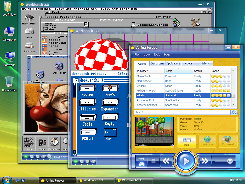 Amiga Forever 2012 Plus Edition Screenshot