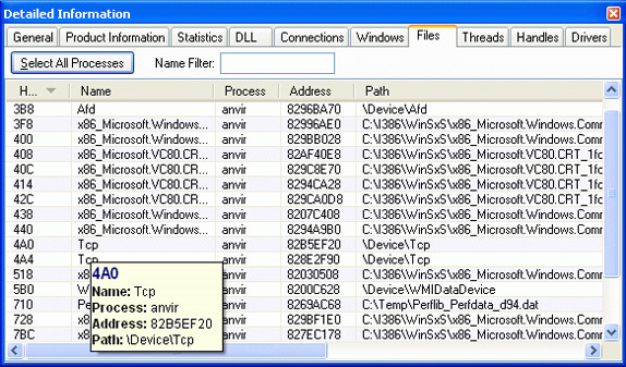 Security Software, AnVir Security Suite Screenshot