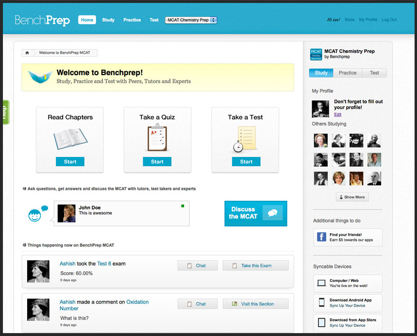 BenchPrep Sitewide Discounts! Screenshot