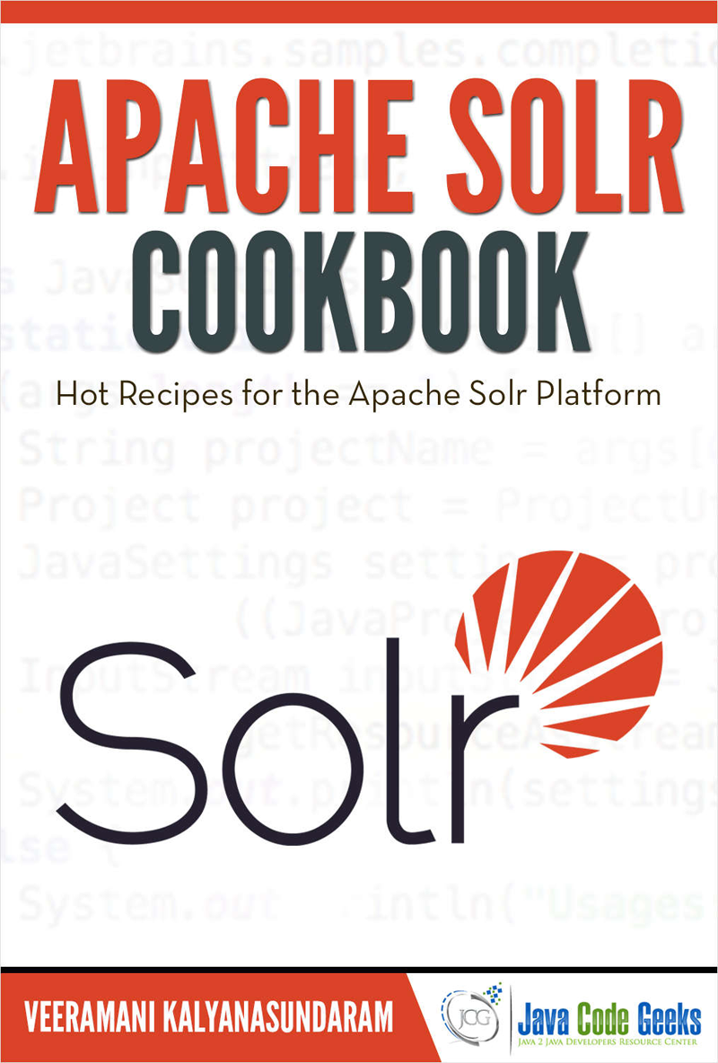 Apache Solr Cookbook Screenshot