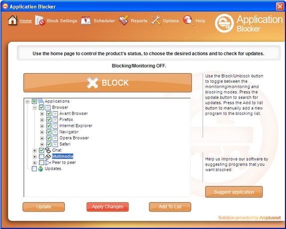 Application Blocker Pro Screenshot