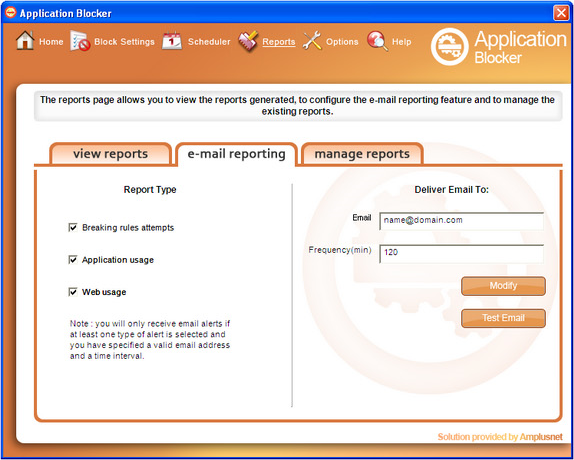 Application Blocker Pro, Security Software Screenshot