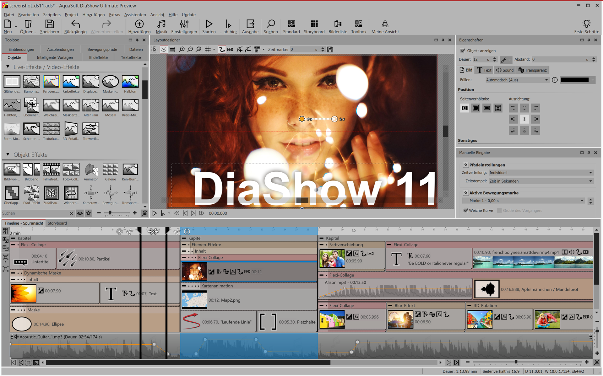 AquaSoft SlideShow Ultimate, Design, Photo & Graphics Software Screenshot