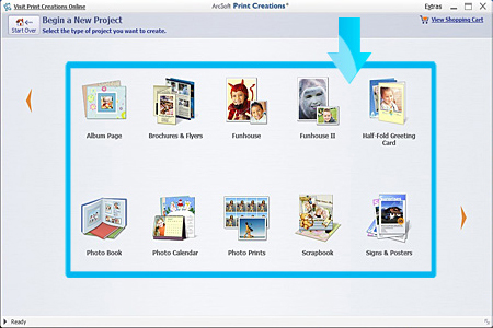 arcsoft print creations software