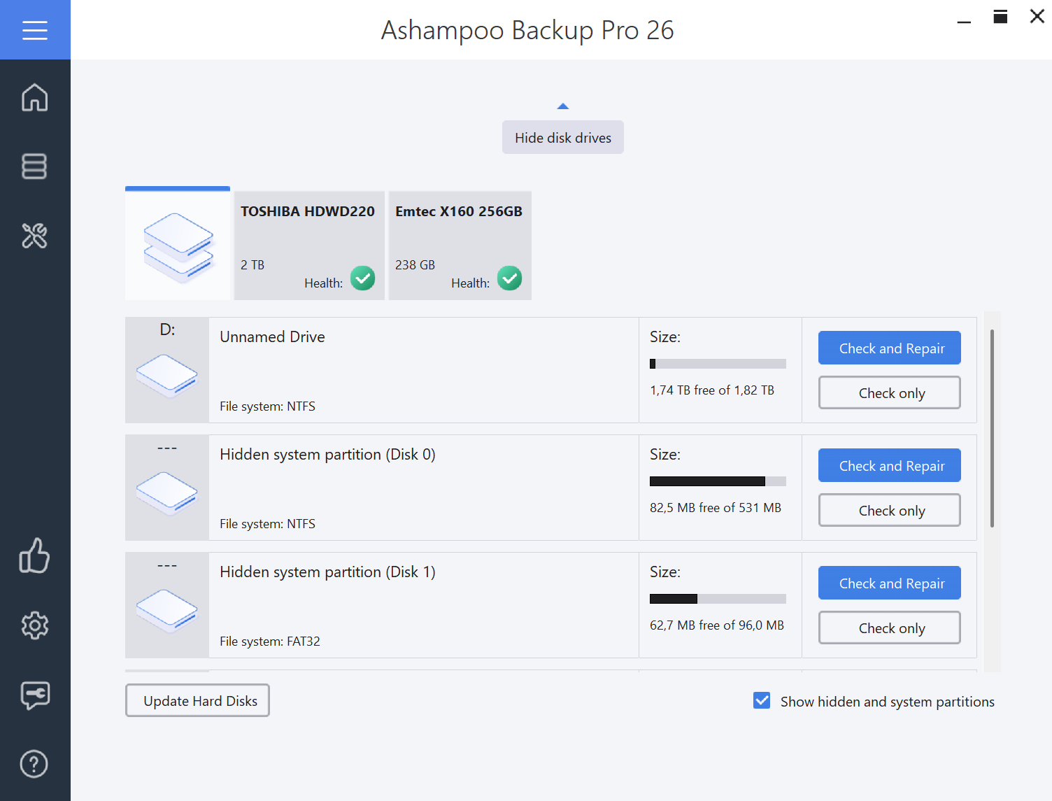 Ashampoo Backup Pro 26 Screenshot