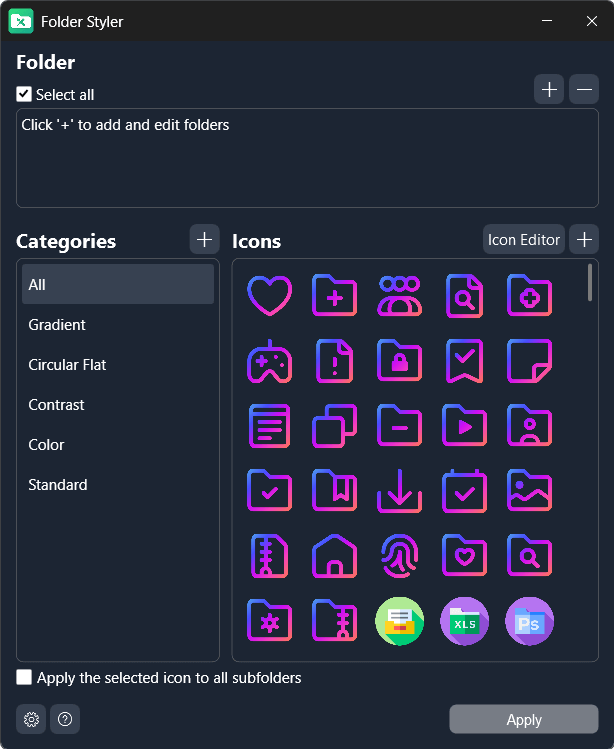 Ashampoo Folder Styler Screenshot