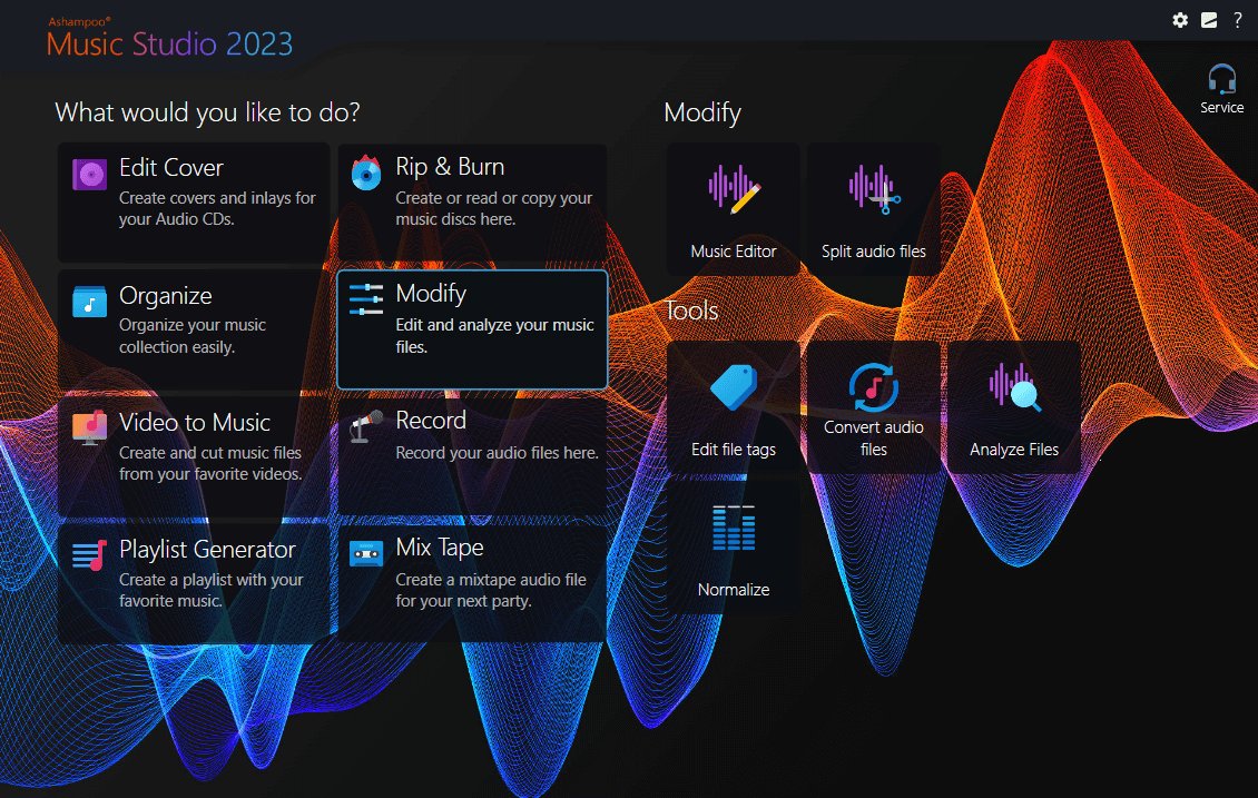Music Software, Ashampoo Music Studio 2023 Screenshot