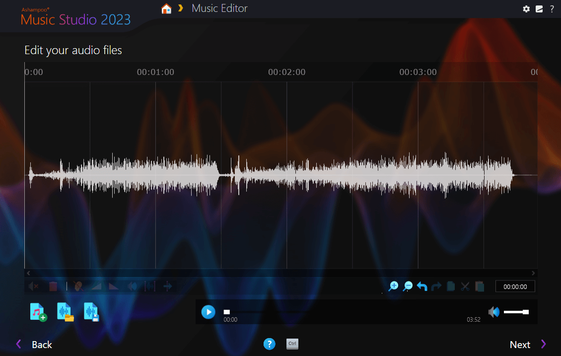 Ashampoo Music Studio 2023, Audio Software Screenshot