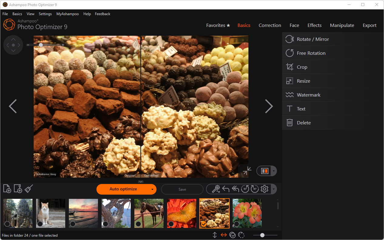 Ashampoo Photo Optimizer, Design, Photo & Graphics Software Screenshot