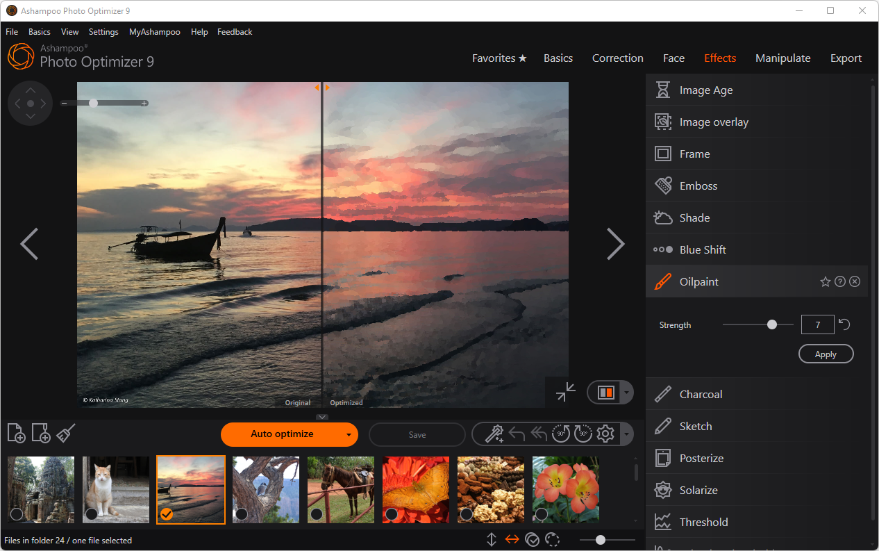 Ashampoo Photo Optimizer, Design, Photo & Graphics Software, Image Viewer Software Screenshot