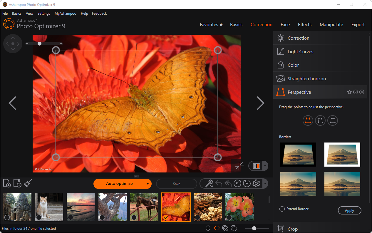 Image Viewer Software, Ashampoo Photo Optimizer Screenshot