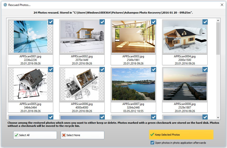 Ashampoo  Photo Recovery, Design, Photo & Graphics Software Screenshot