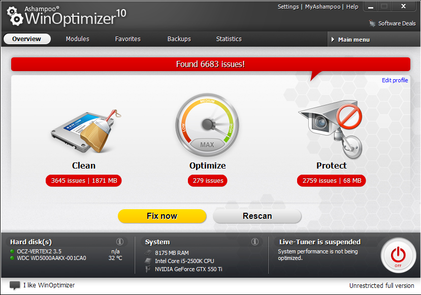 instal the new for mac Ashampoo WinOptimizer 26.00.13