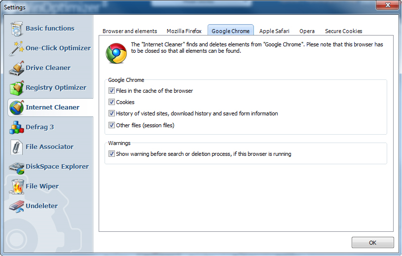 Ashampoo WinOptimizer 8, System Tweaker Software Screenshot