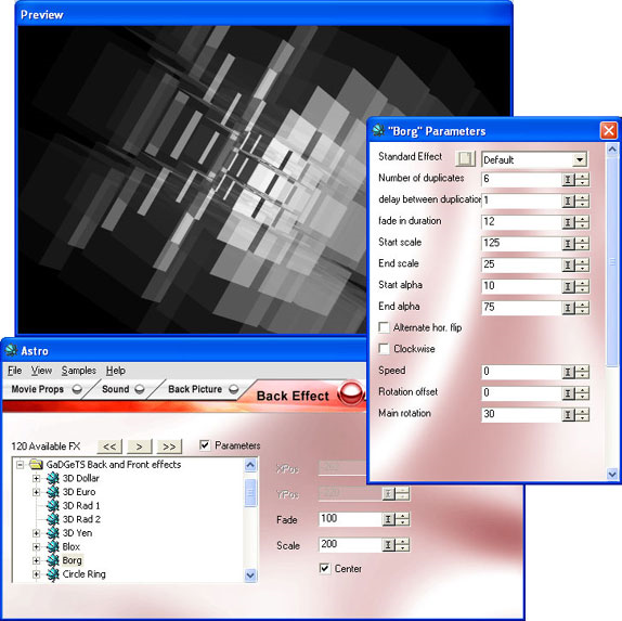 Flash Software, ASTRO Flash Creator 2.0 Screenshot