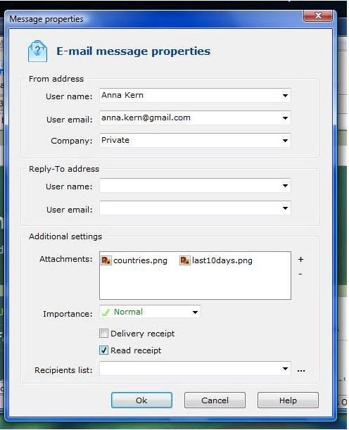 Bulk Mailer Software, Atomic Mail Sender Screenshot