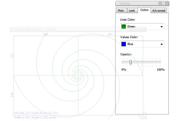 Atrise Golden Section, Design, Photo & Graphics Software Screenshot