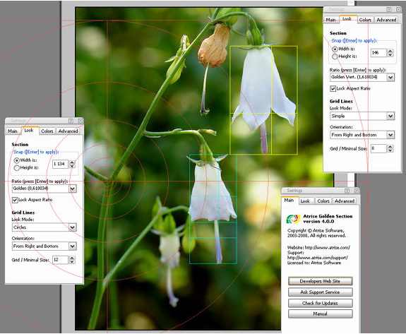 Atrise Golden Section, Design, Photo & Graphics Software, Graphic Design Software Screenshot