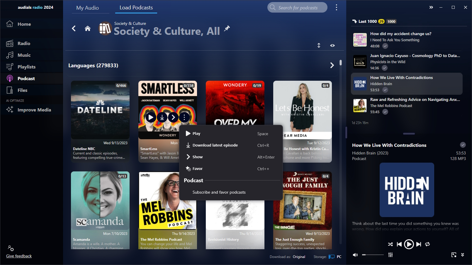 Audio Software, Audio Player Software Screenshot