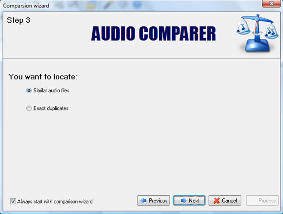 Audio Comparer Screenshot
