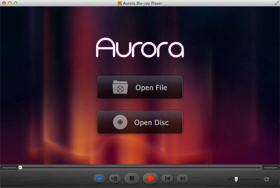 Aurora Blu-ray Player for Mac Screenshot