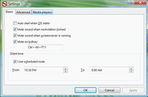 Audio Player Software Screenshot