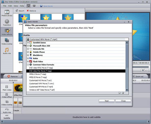 AVCLabs Any Video Editor, Video Software Screenshot