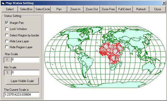 AvisMap GIS Engine, Development Tools Software Screenshot