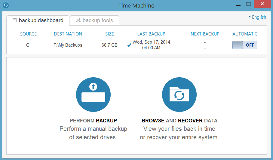 AX64 Time Machine 4-pack Screenshot