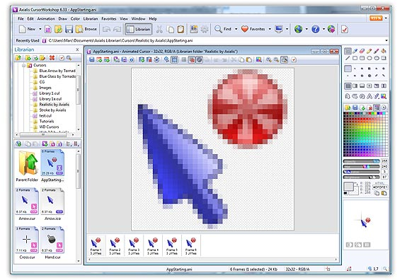 Icons Software Screenshot