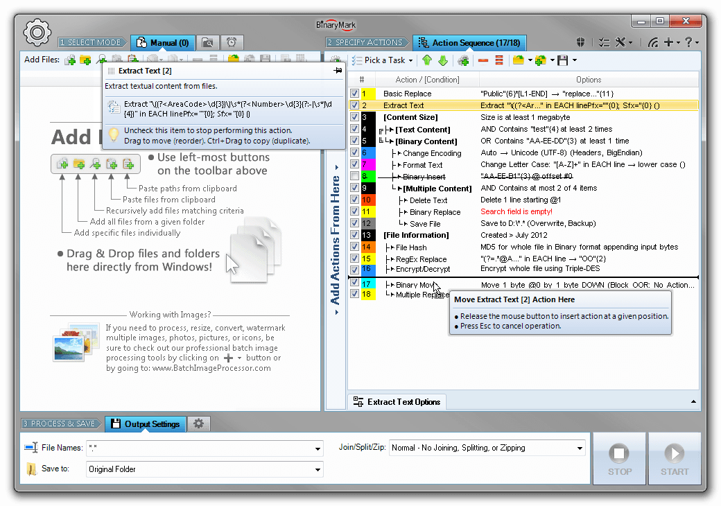 Batch Hex Editor, Development Software, Development Tools Software Screenshot