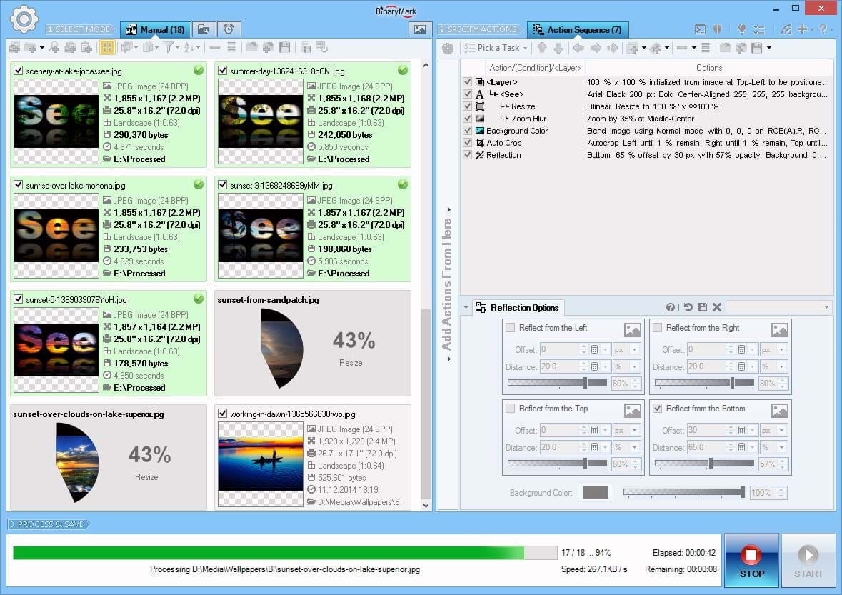 Photo Manipulation Software Screenshot