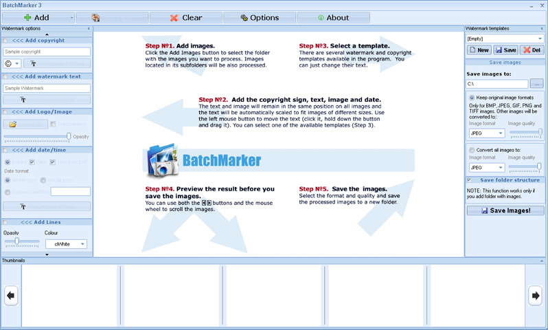 BatchMarker Screenshot