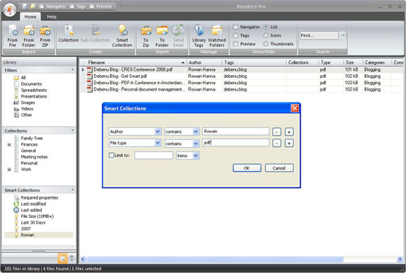 Desktop Space Software Screenshot
