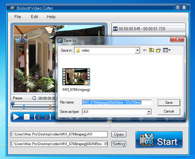 Video Editing Software Screenshot