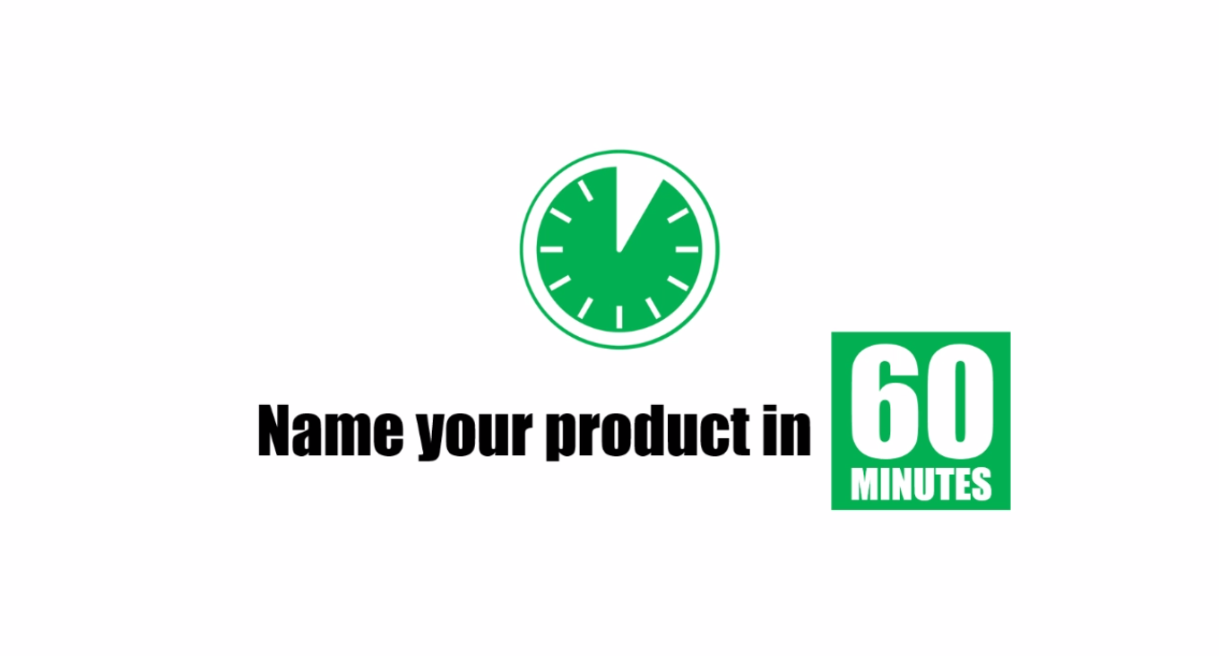 Branding 2014: Name your product in 60 minutes Screenshot