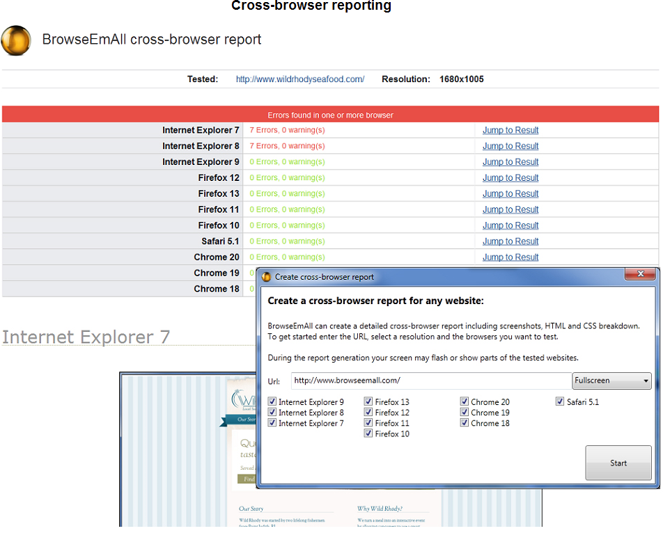 BrowseEmAll Standard, Development Software Screenshot