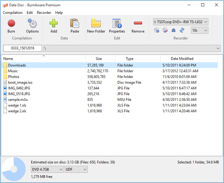 BurnAware Premium, DVD Burner Software Screenshot