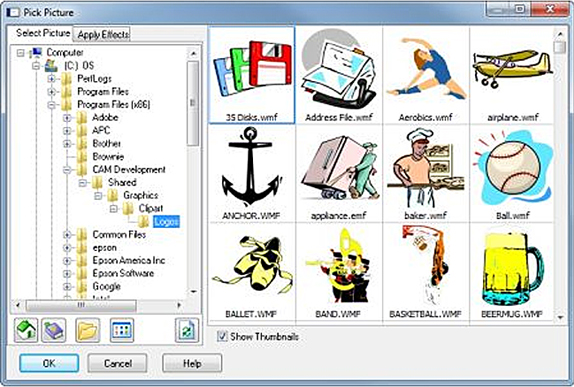 Job Search & Business Card Software, Business Card Designer Plus Screenshot
