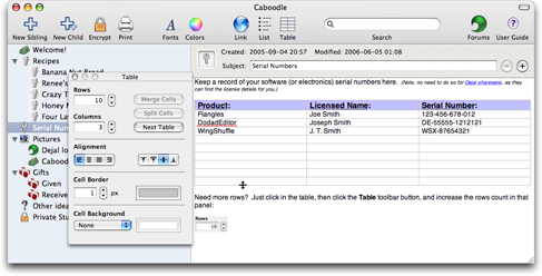 Productivity Software, Notes Software Screenshot