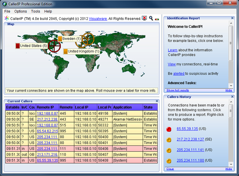 Activity Monitoring Software Screenshot