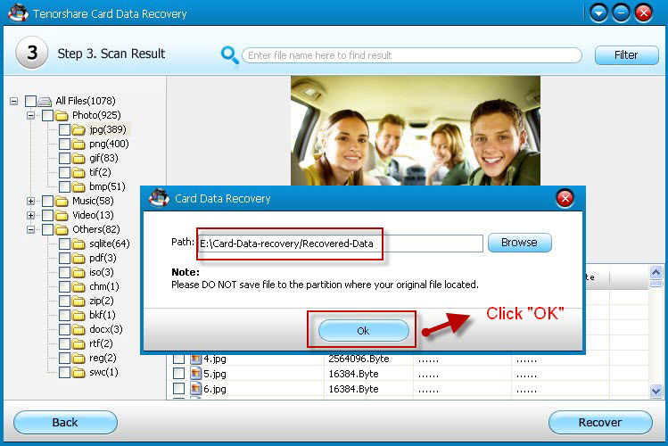 Card data recovery. Tenorshare card data recovery.